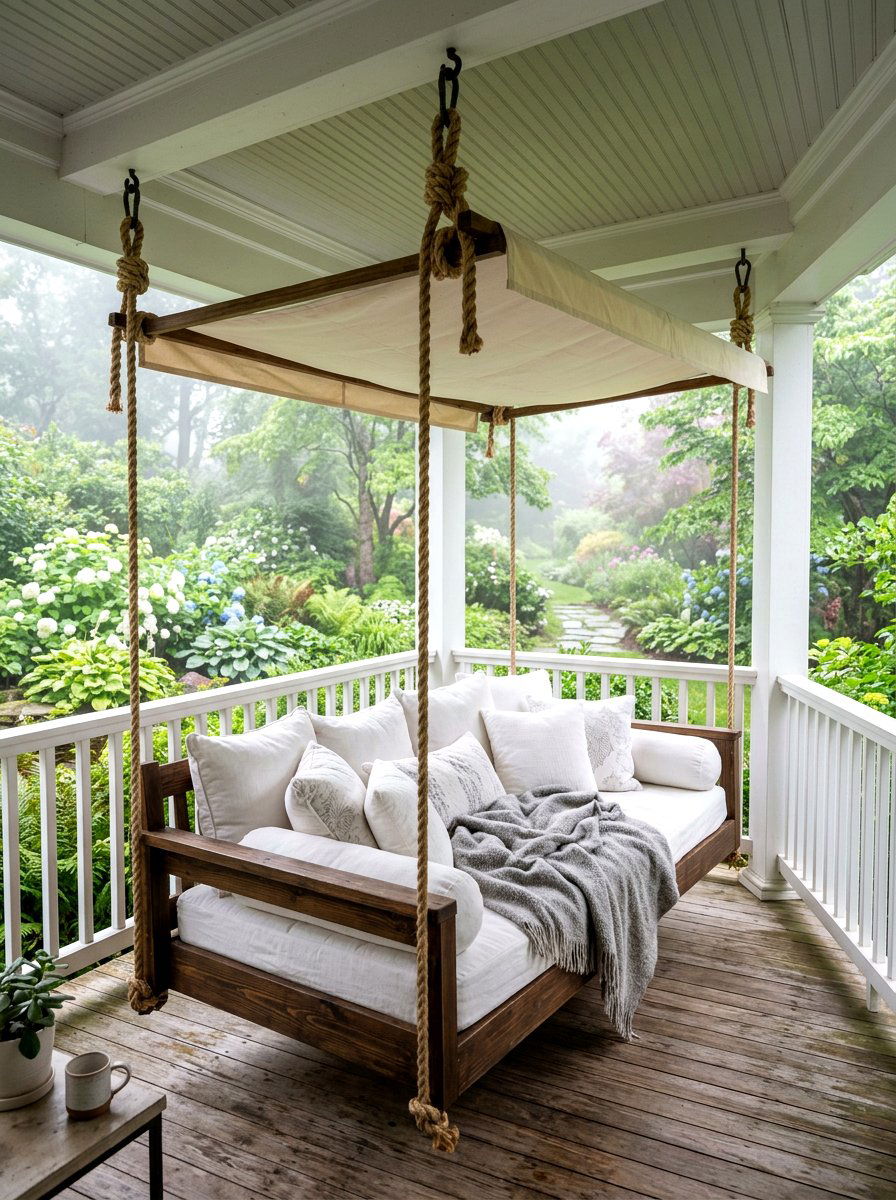 30 Outdoor Daybed Canopy Ideas for Ultimate Shade and Style