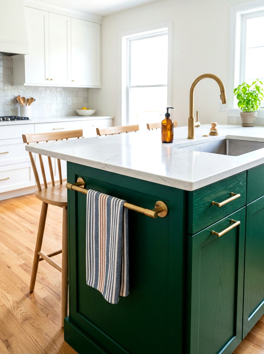 30 Island End Cap Ideas to Upgrade Your Kitchen Look Fast
