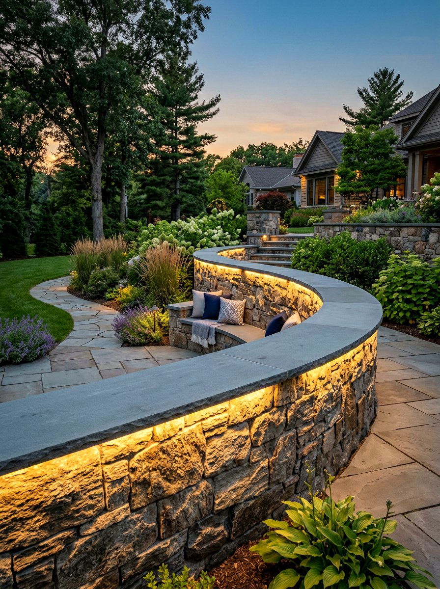 Hardscape Lighting - 30 patio lighting ideas