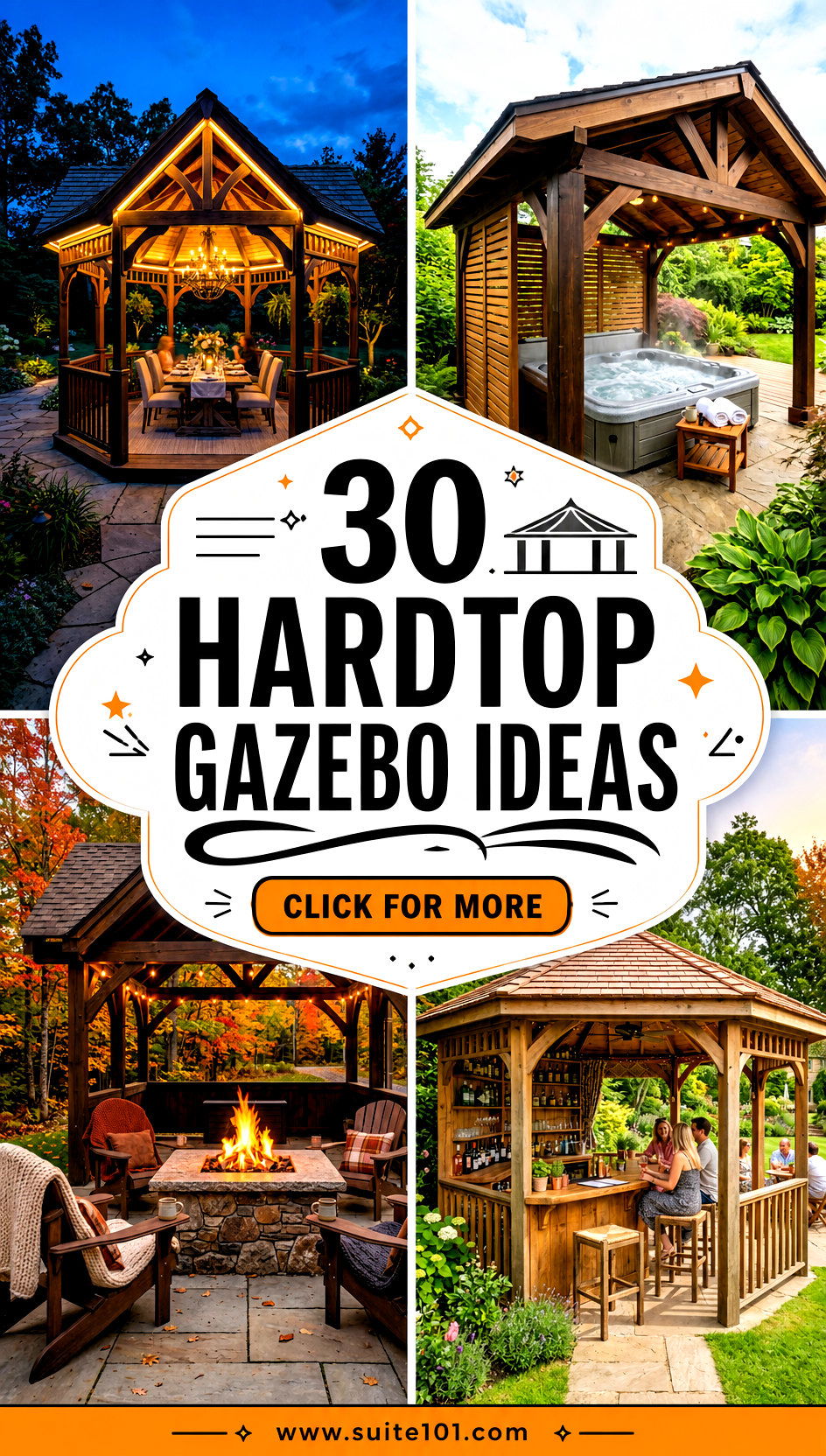 Hardtop Gazebo Ideas 30 Stylish Hardtop Gazebo Designs - Hardtop Gazebo Ideas: 30 Stylish Hardtop Gazebo Designs