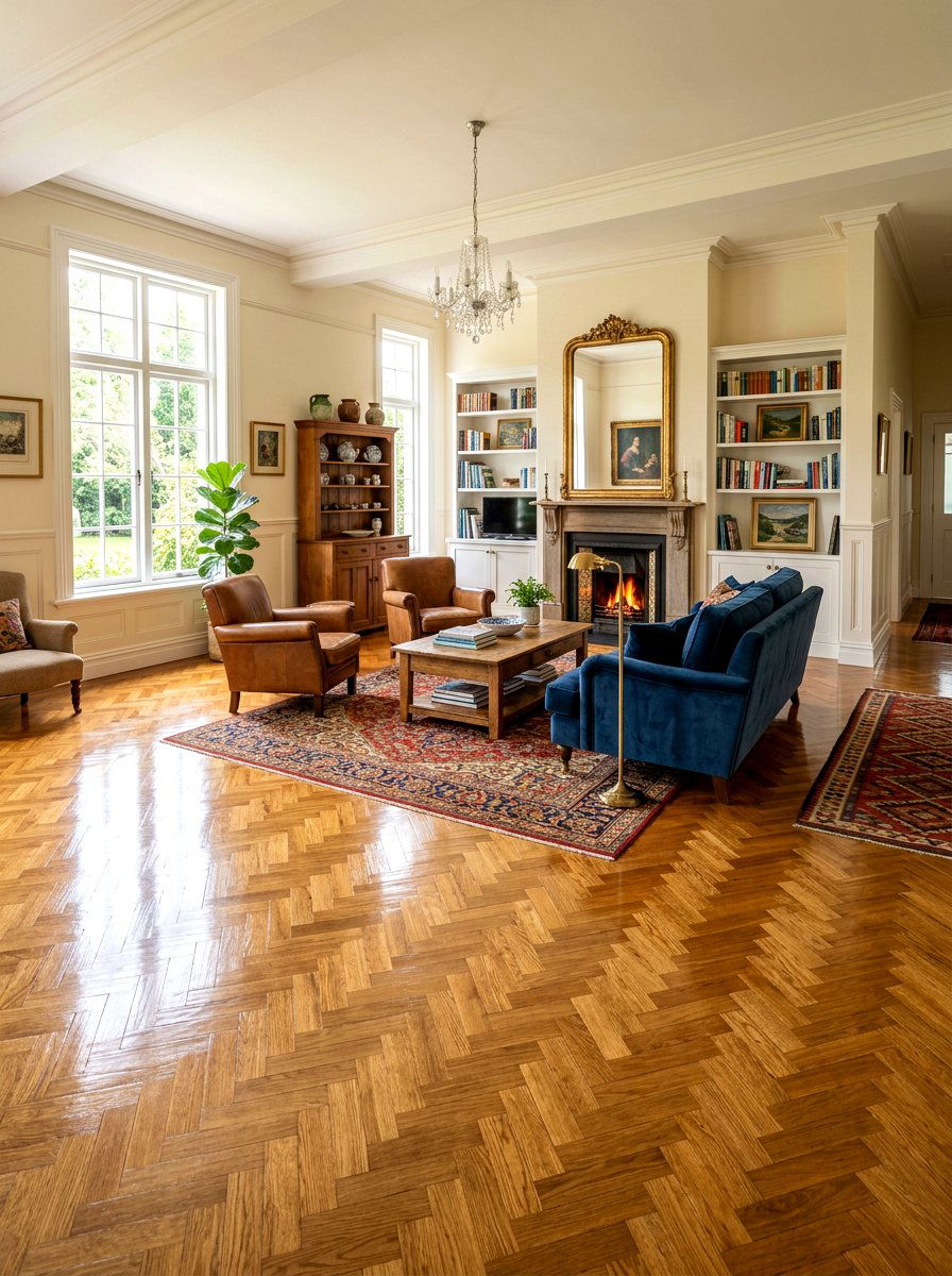 Hardwood Floor Traditional Living Room - 30 classic traditional living room ideas