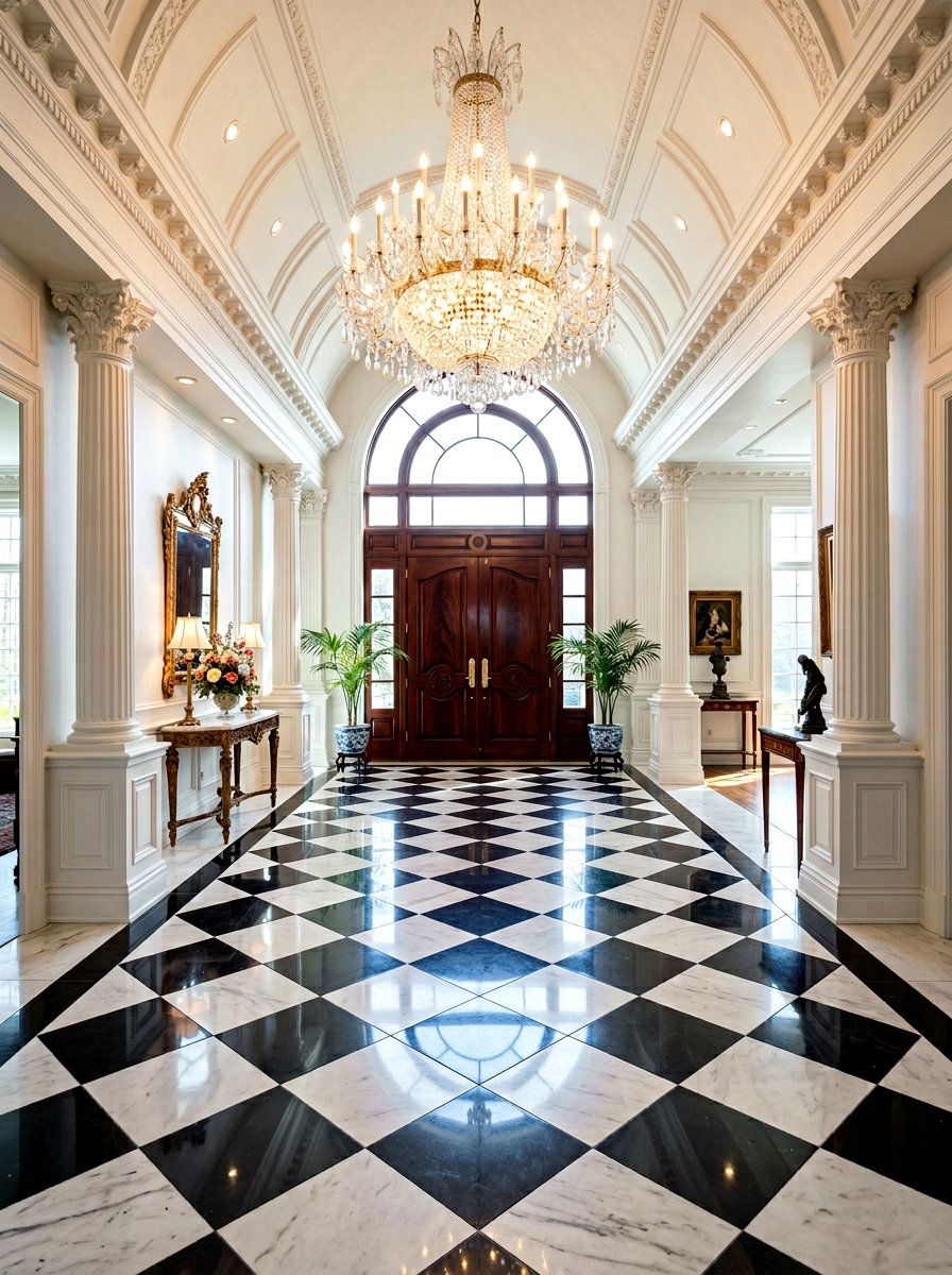 Harlequin Tile Floor - 30 tile floor pattern ideas