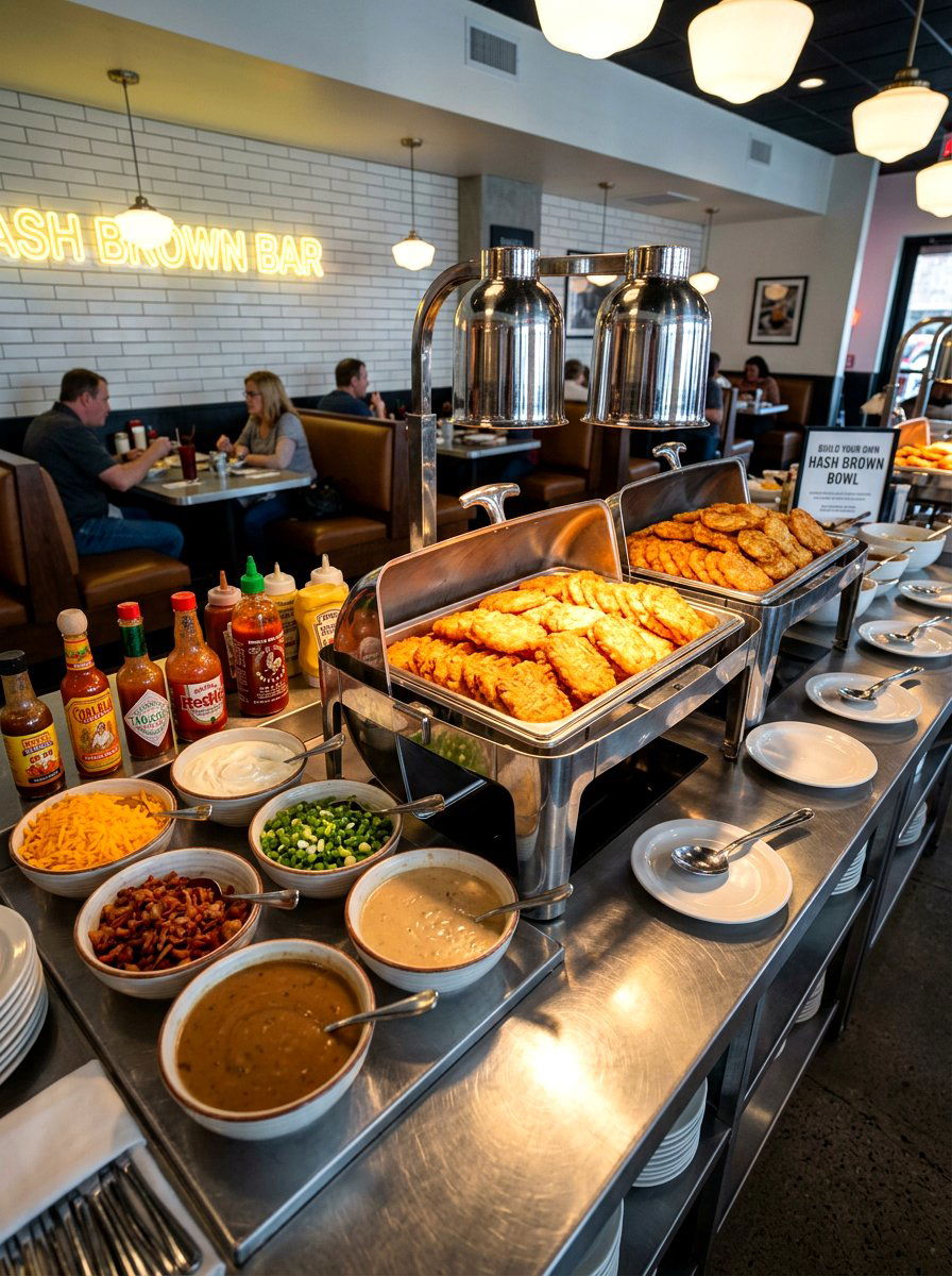 Hash Brown Buffet - 30 breakfast buffet ideas