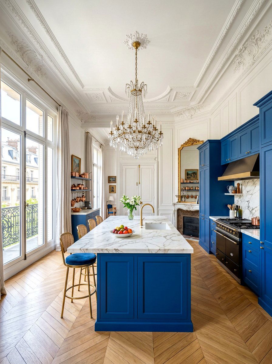 Haussmann Style Kitchen Architecture - 30 Parisian kitchen ideas