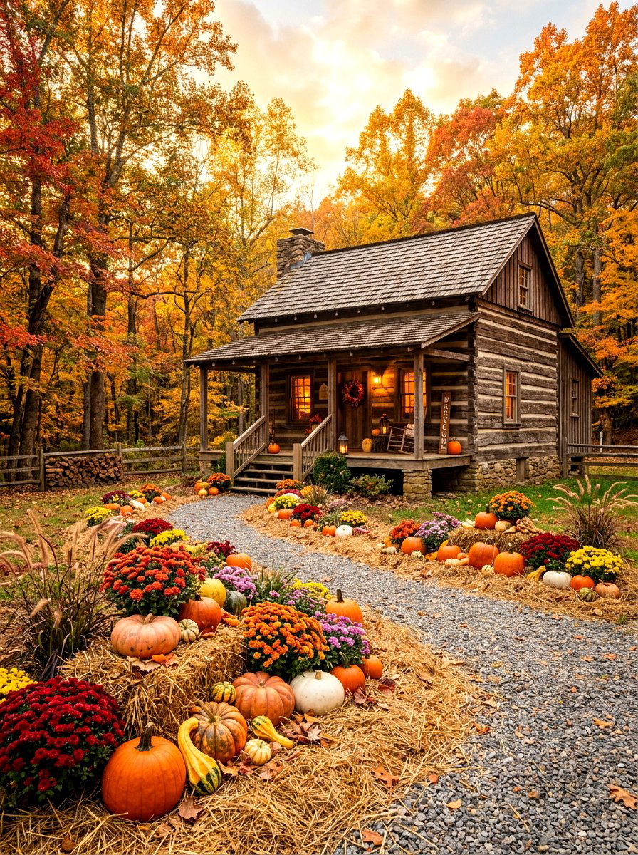 Hay Mulch Patch - 30 front yard mulch ideas