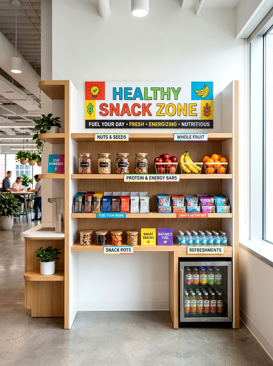 Healthy snack zone - 30 pantry snack zone ideas