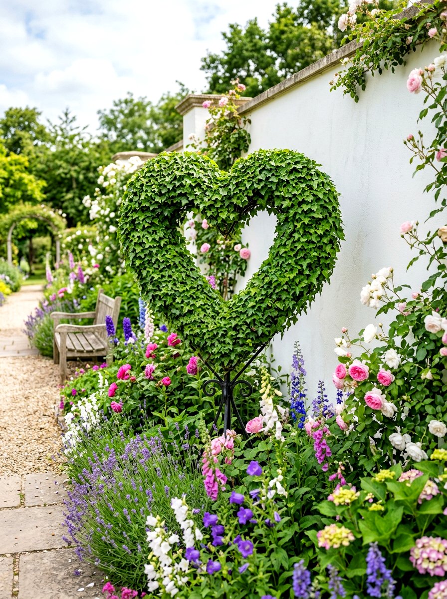 Heart Shaped Topiary - 30 topiary garden ideas
