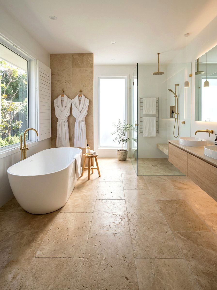 Heated Floor Bathroom - 30 luxury bathroom ideas