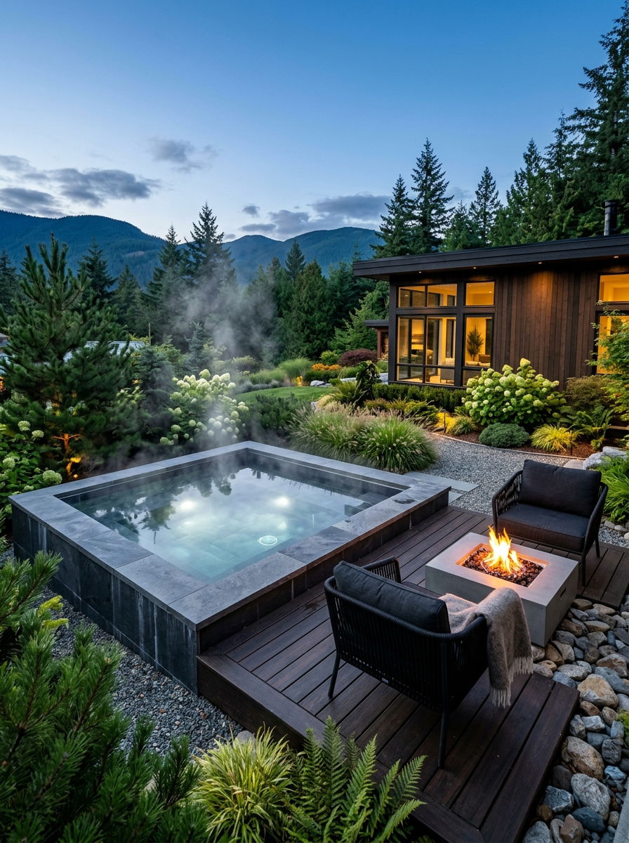 Heated Plunge Pool - 30 plunge pool ideas