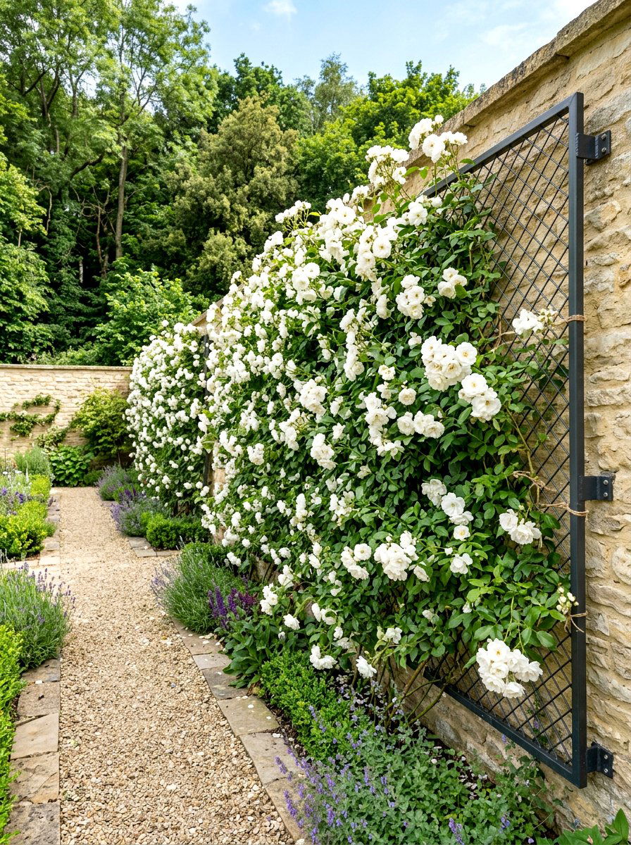Heavy Duty Mesh - 30 rose trellis wall ideas