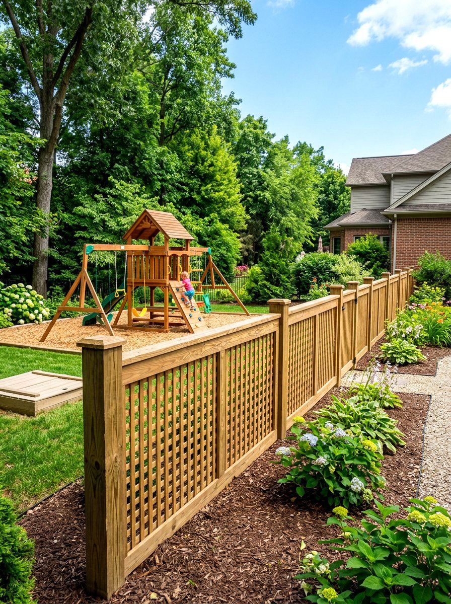 Heavy Duty Privacy Lattice - 30 lattice fence ideas