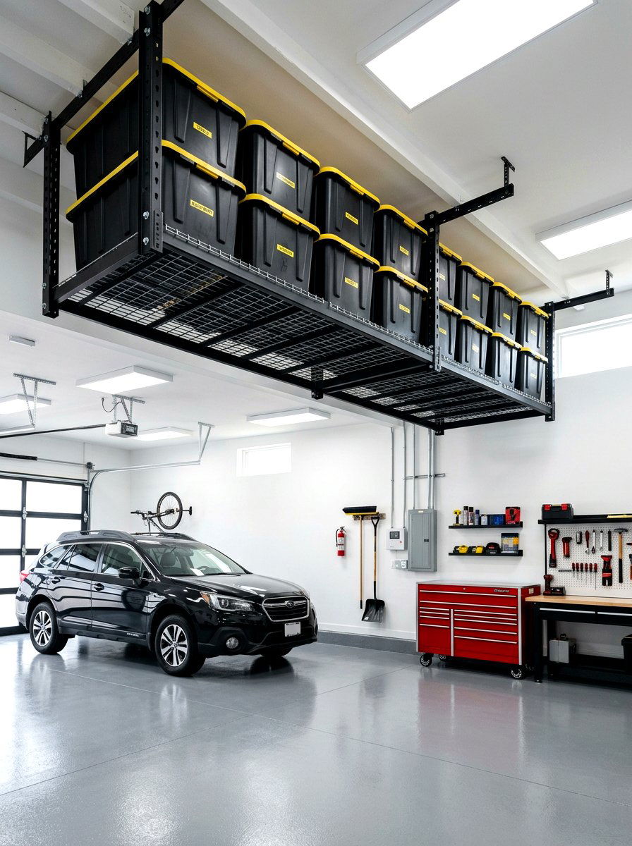 Heavy Duty Steel Garage Racks - 30 garage overhead rack ideas