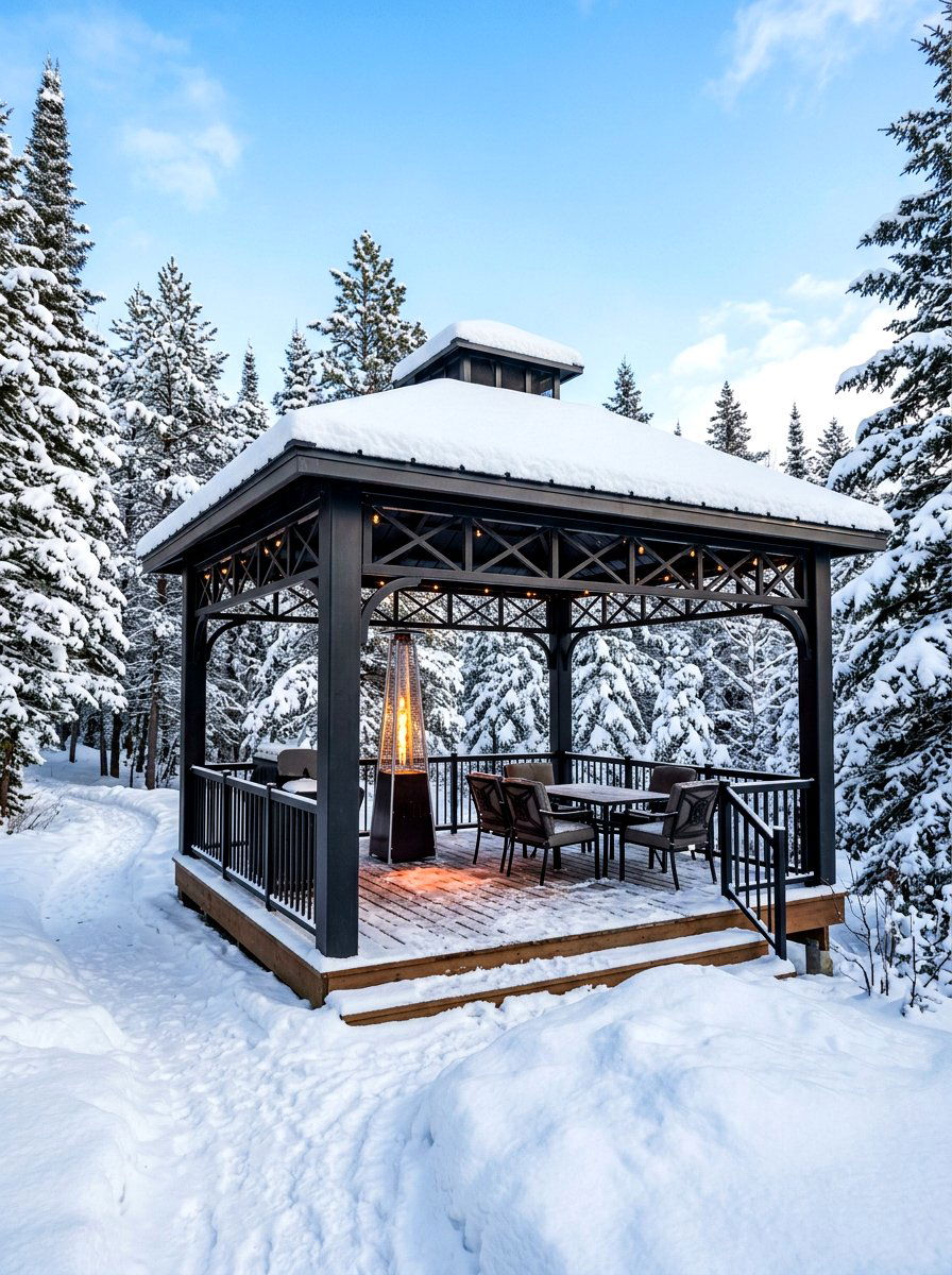 30 Metal Gazebo Ideas for Backyard Shade and Entertaining