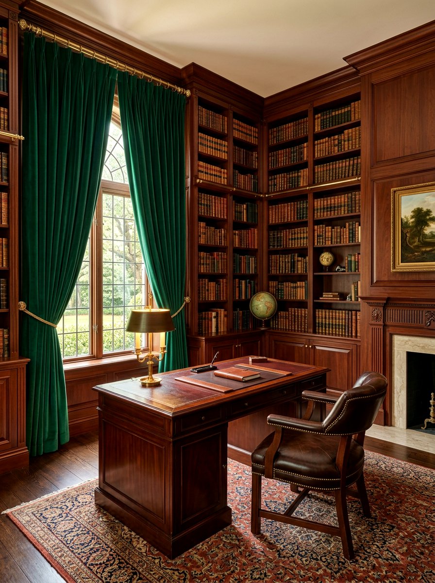 Heavy Soundproof Curtains - 30 acoustic office decor ideas