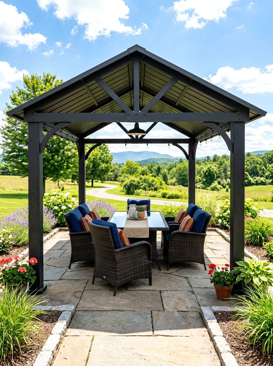 Heavy duty gazebo - 30 garden gazebo ideas