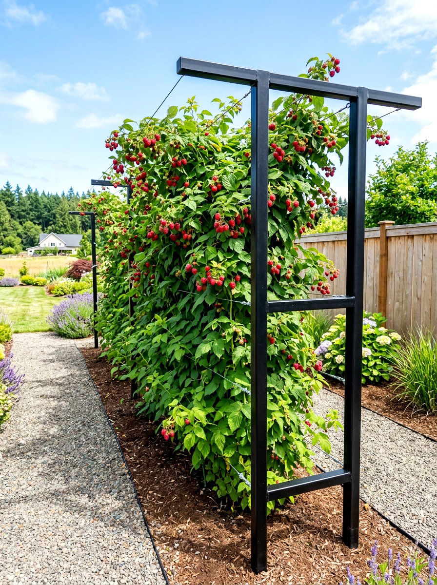 30 Raspberry Trellis Ideas to Grow Bigger Berries Faster