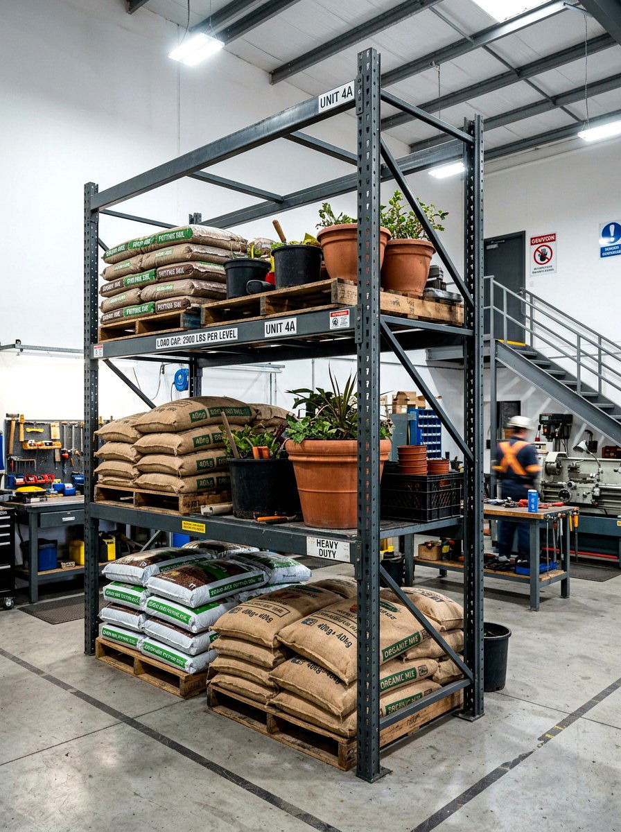 Heavy duty storage racks