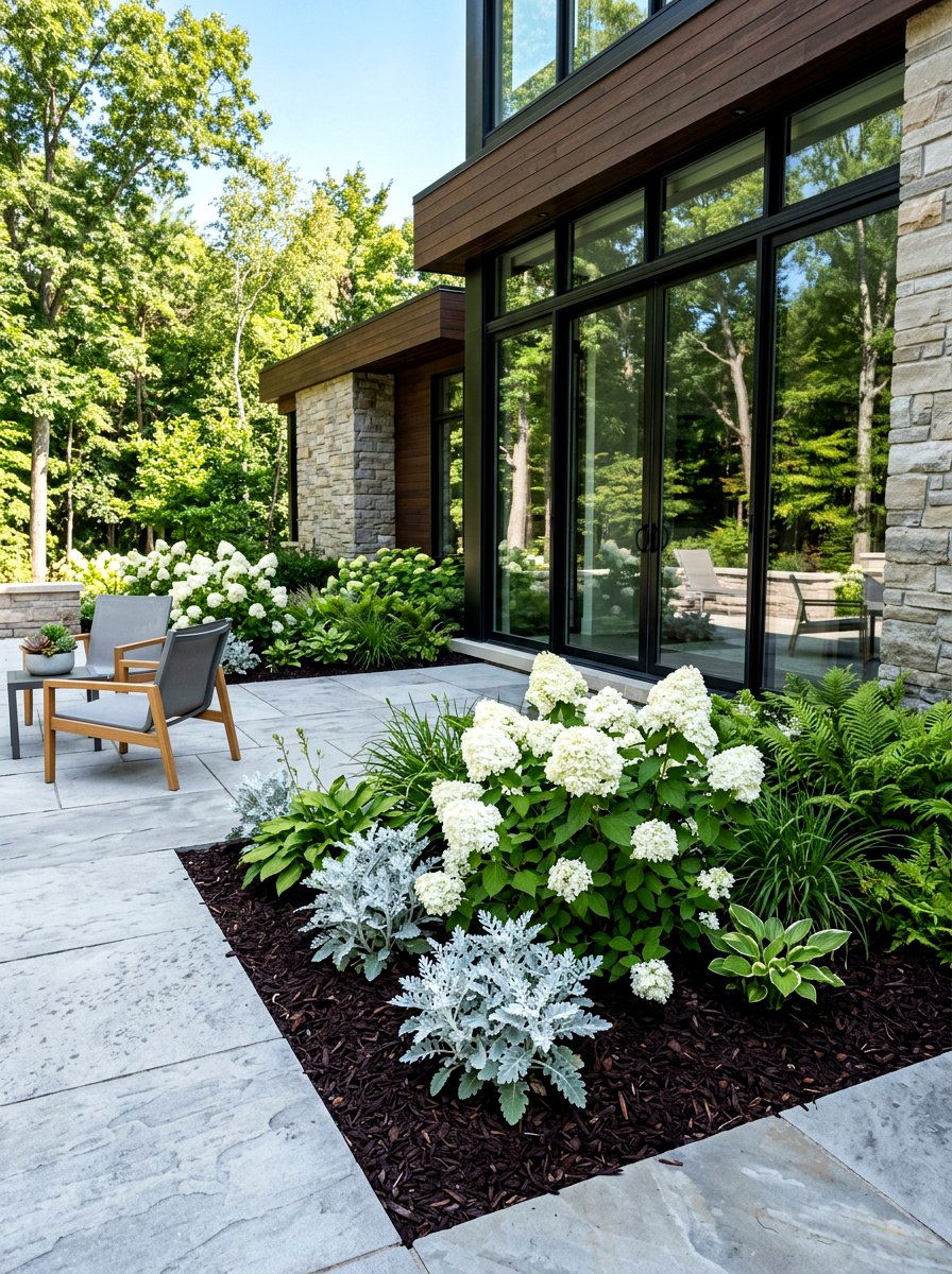 Hemlock Mulch - 30 flower bed mulch ideas