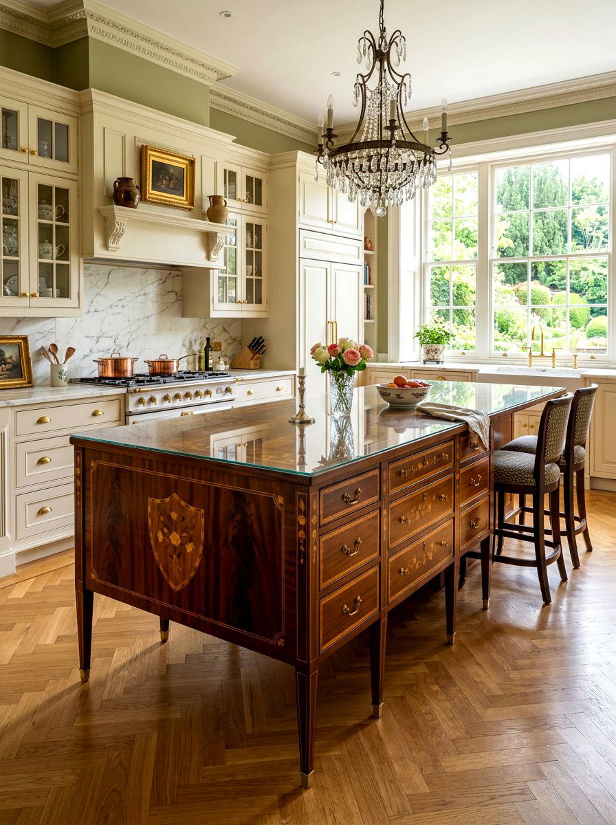 Hepplewhite style dresser kitchen island - 30 dresser as kitchen island ideas