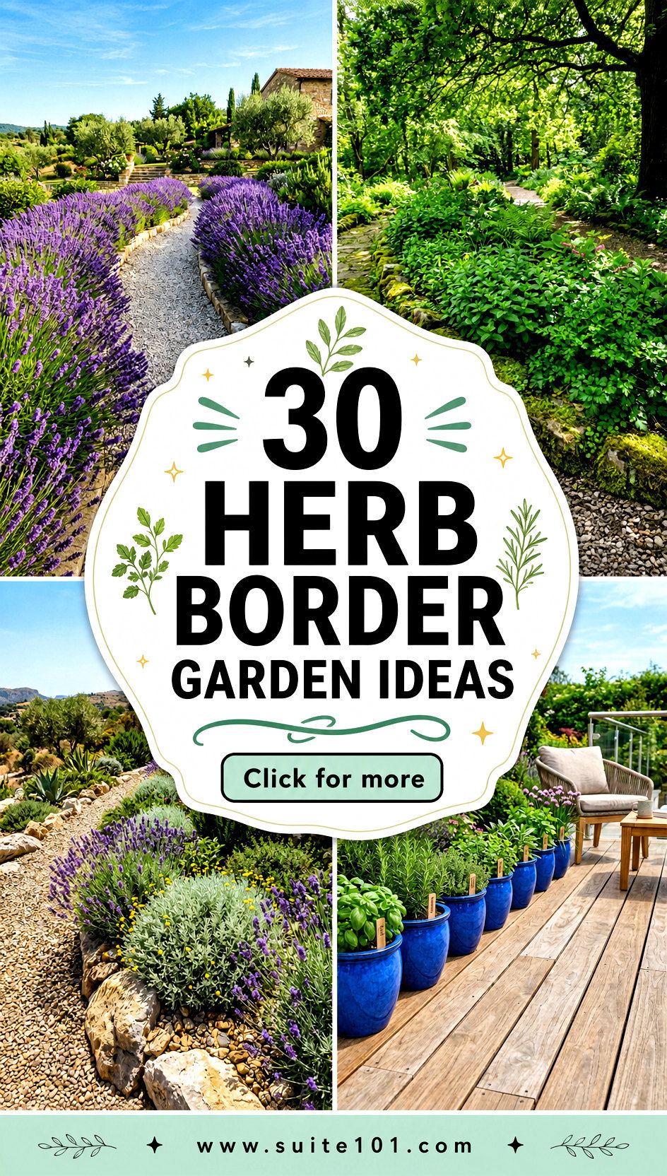 Herb Border Garden Ideas 30 Beautiful Edging Styles to Copy - Herb Border Garden Ideas: 30 Beautiful Edging Styles to Copy