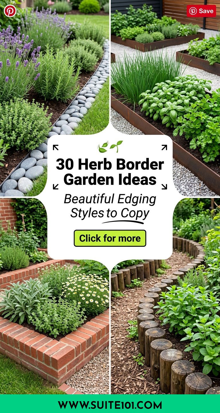 Herb Border Garden Ideas 30 Beautiful Edging Styles to Copy - Herb Border Garden Ideas: 30 Beautiful Edging Styles to Copy