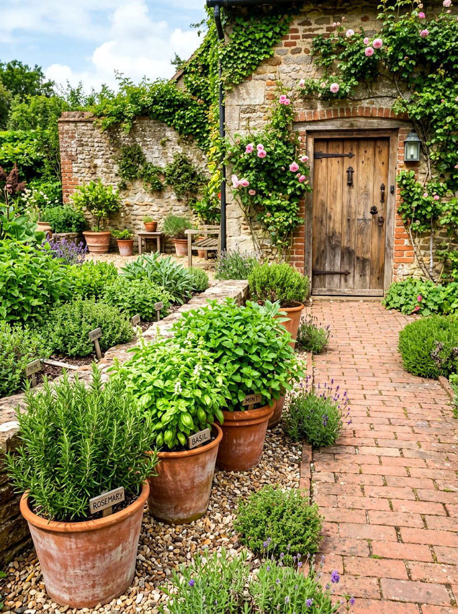 Herb Garden - 30 healing backyard garden ideas