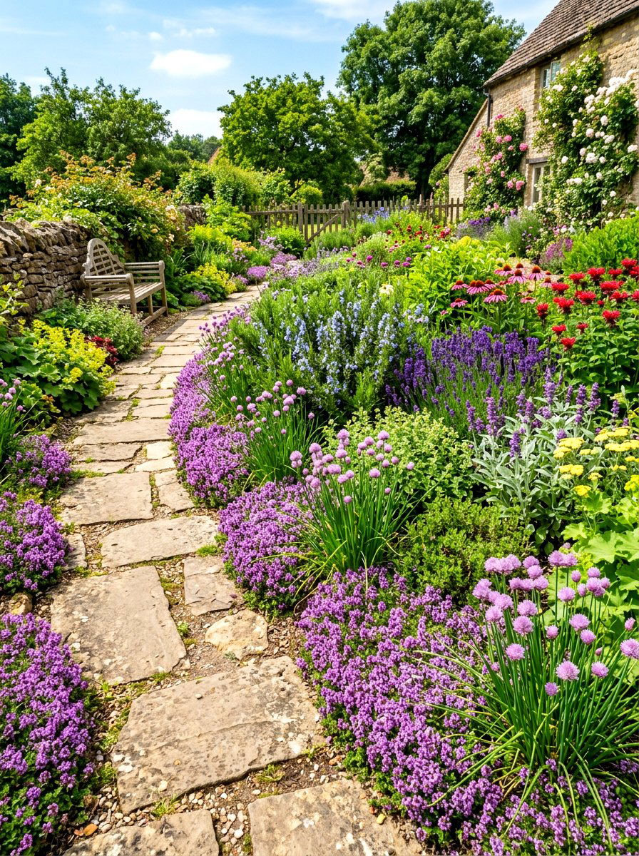Herb Garden Border - 30 simple herb garden ideas