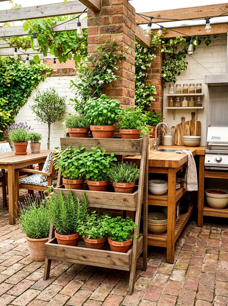 Herb Garden For Patio - 30 patio plant ideas