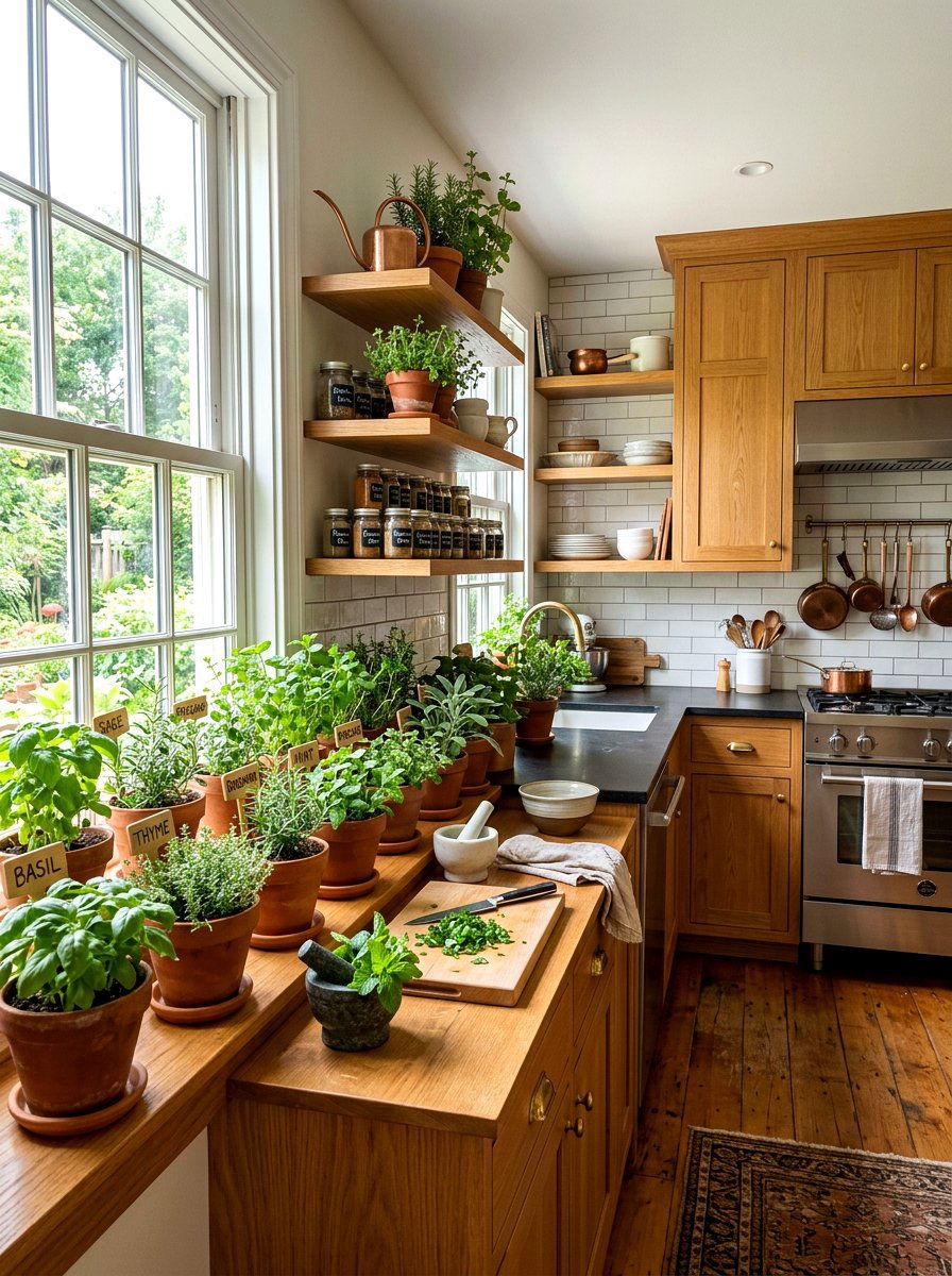 Herb Garden Kitchen - 30 storybook kitchen ideas