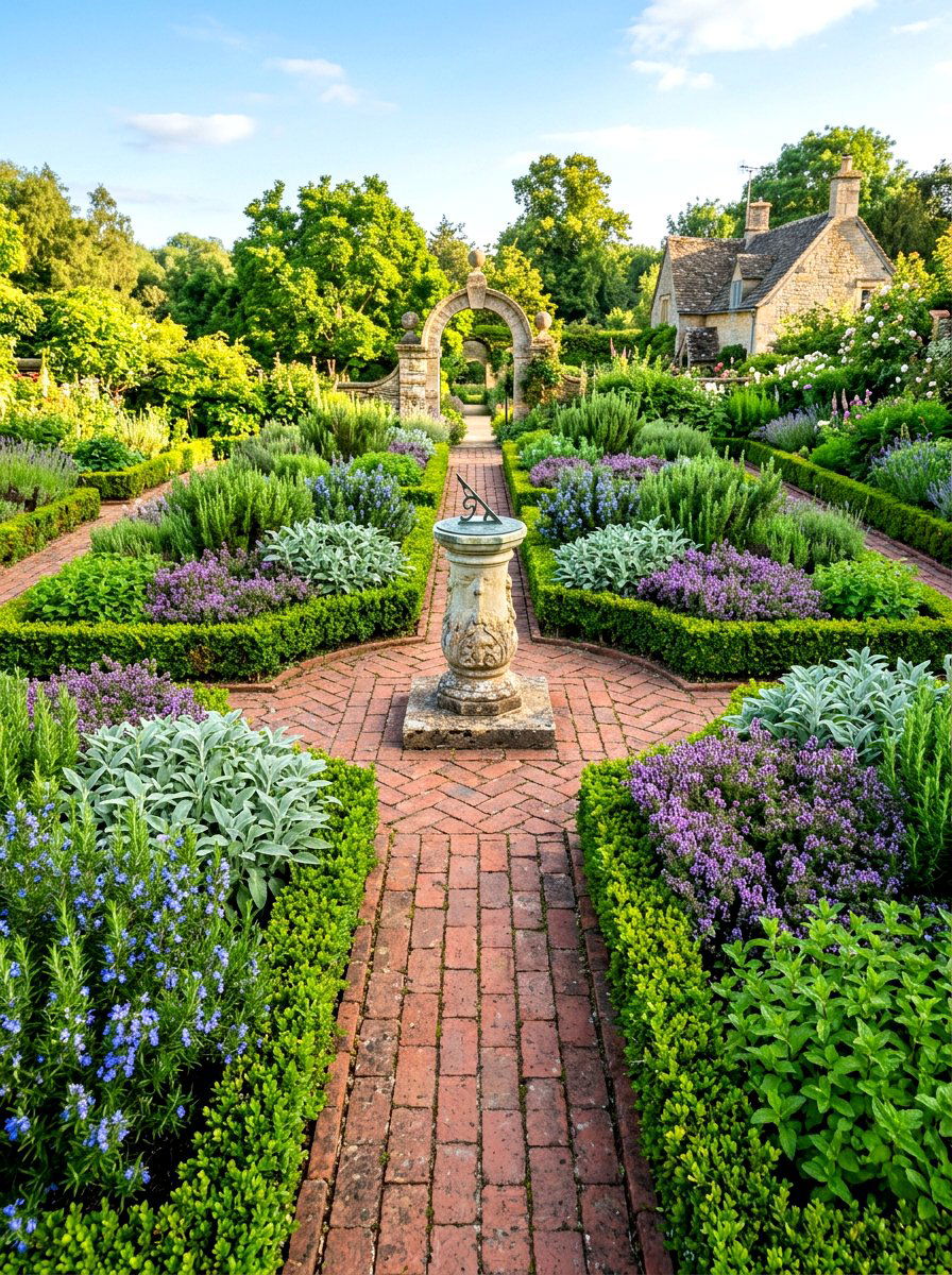Herb Garden Parterre - 30 parterre garden ideas