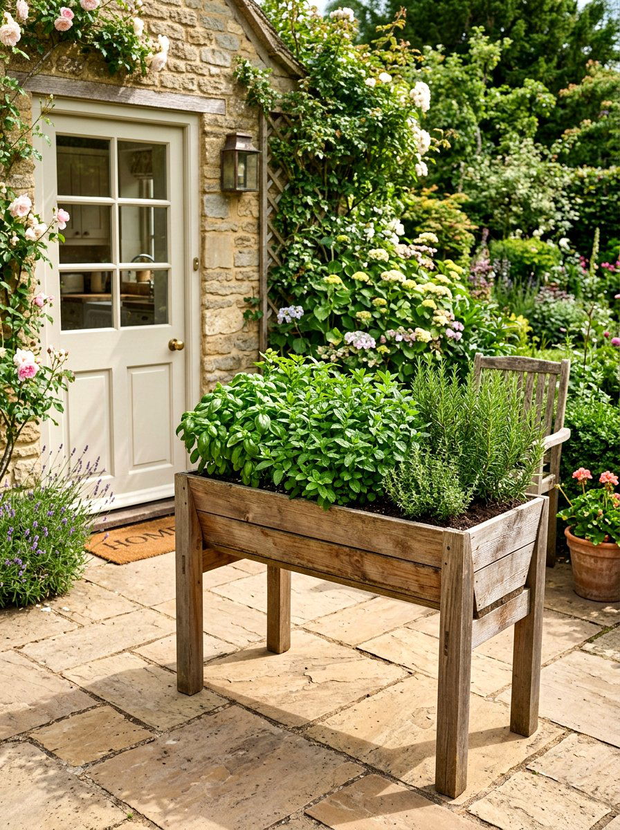 Herb Garden Planter - 30 Nancy Meyers garden ideas