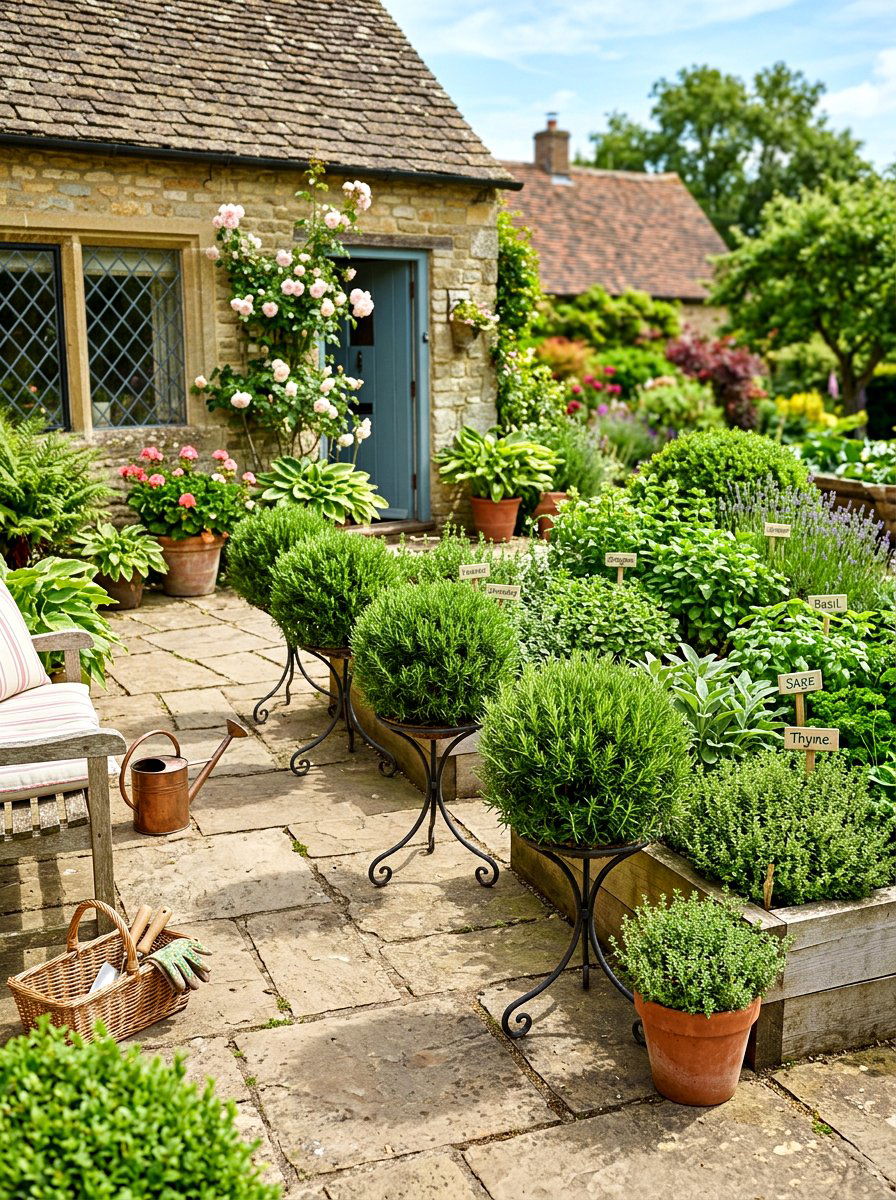 Herb Garden Topiary - 30 topiary garden ideas