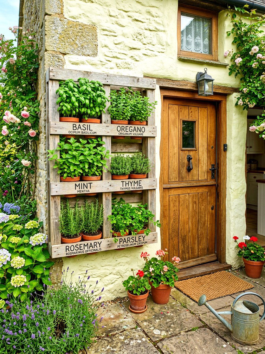30 Pallet Garden Wall Ideas for Rustic Backyard Charm DIY