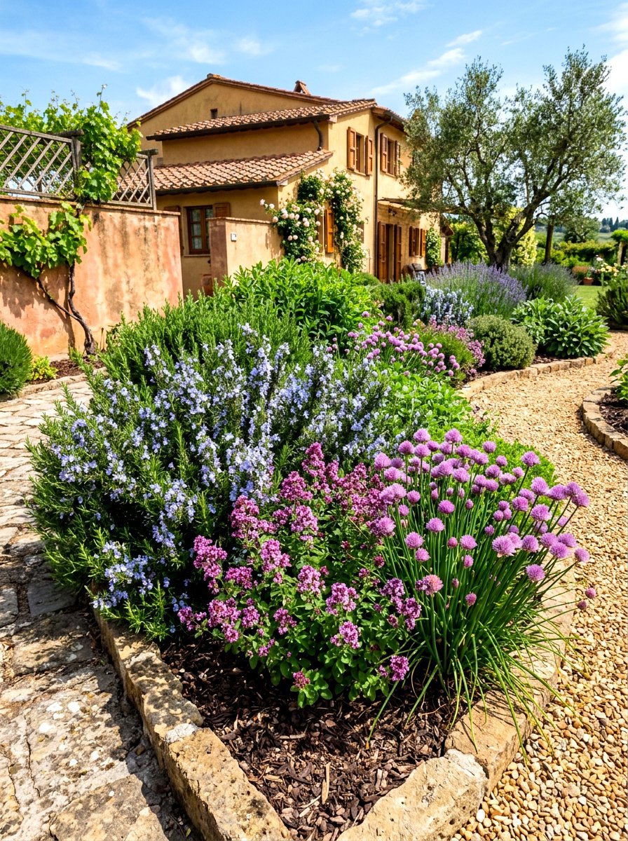 Herb garden border - 30 bee garden border ideas