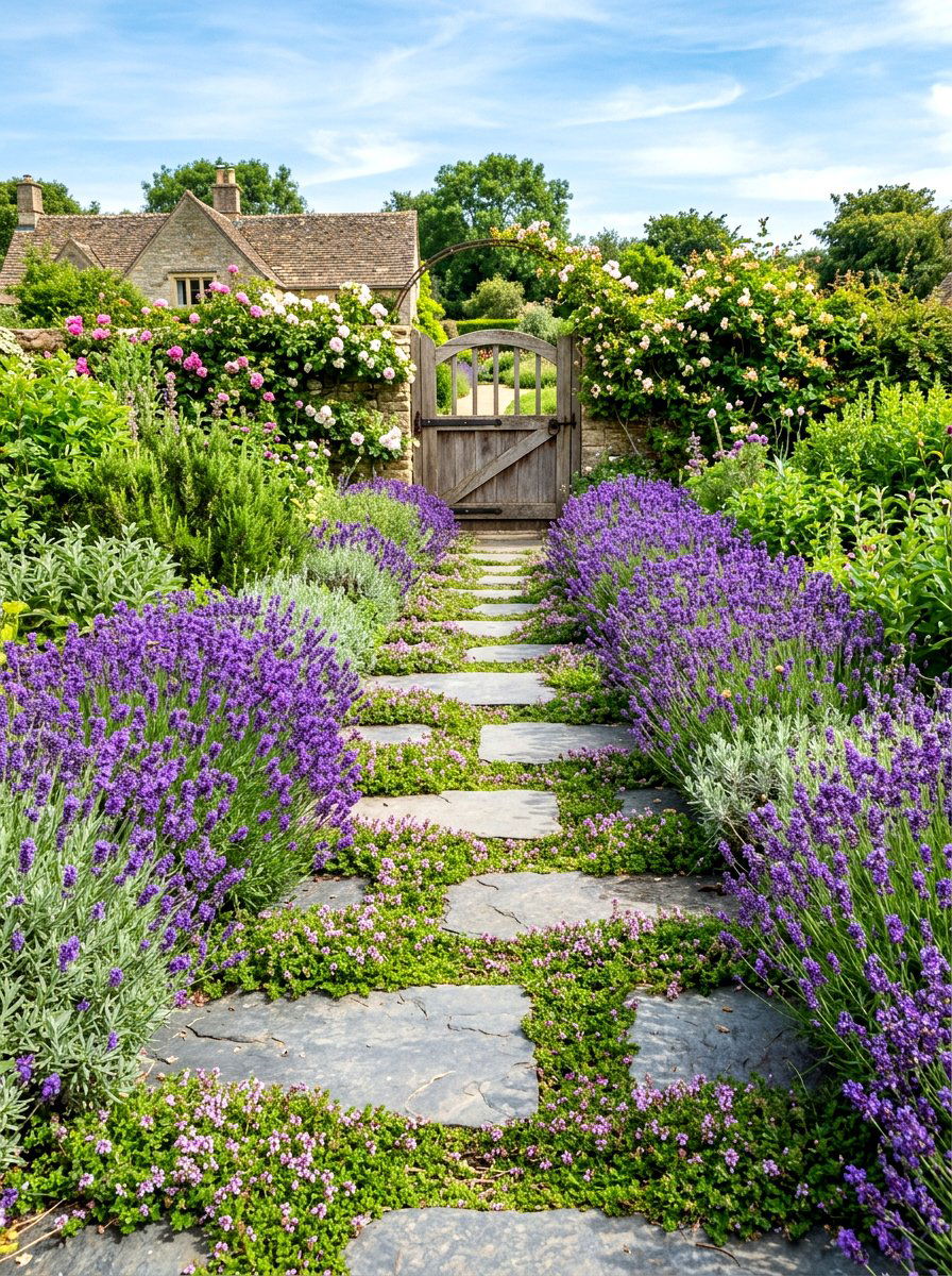 Herb garden walkway - 30 herb garden ideas
