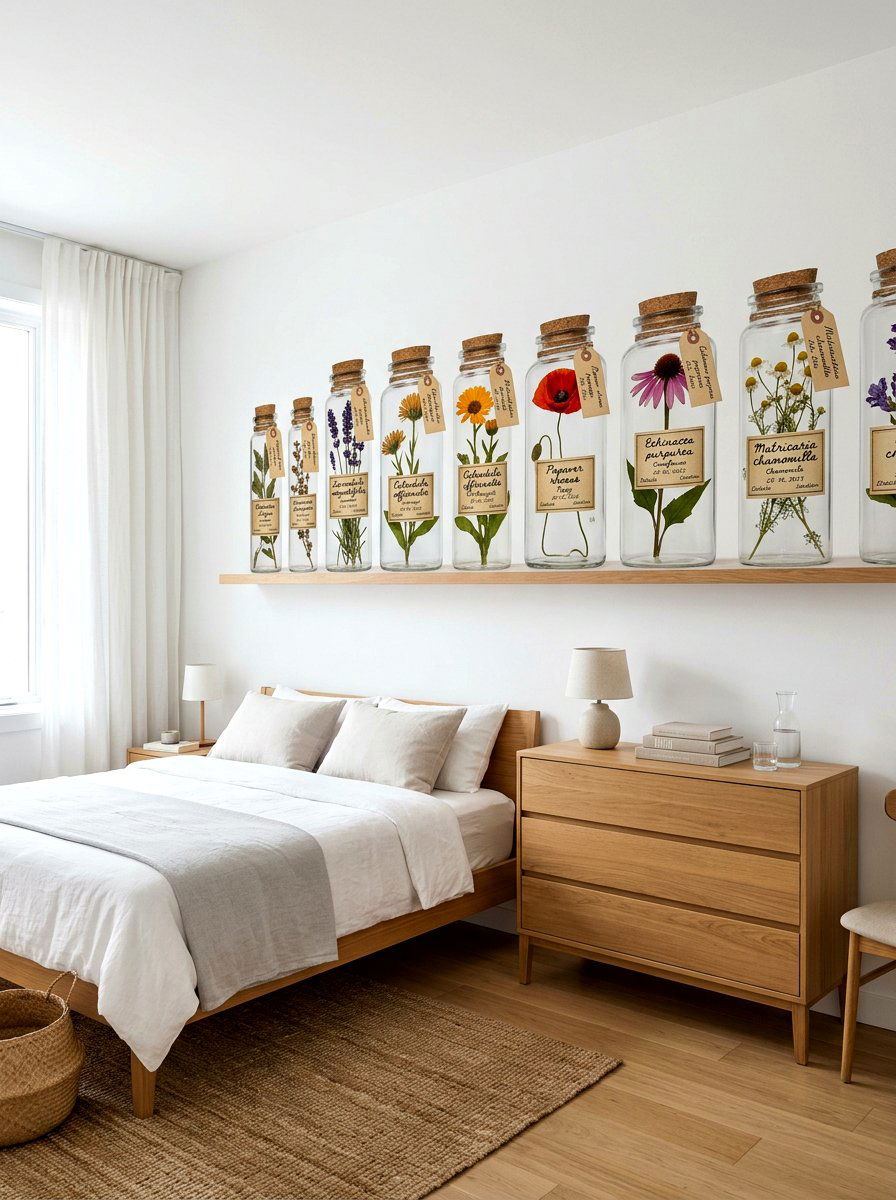 Herbarium Style Decor - 30 bloomcore bedroom ideas