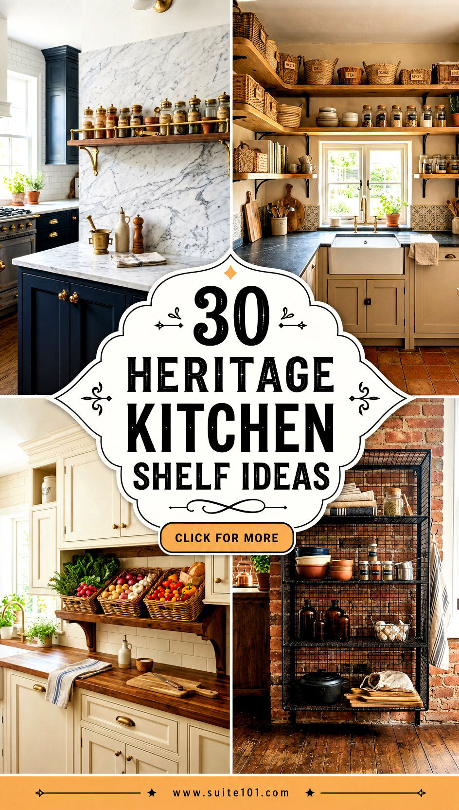 Heritage Kitchen Shelf Ideas 30 Elegant Storage Styles to Copy - Heritage Kitchen Shelf Ideas: 30 Elegant Storage Styles to Copy