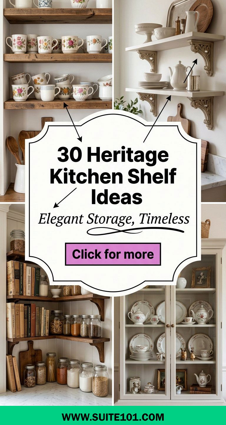 Heritage Kitchen Shelf Ideas 30 Elegant Storage Styles to Copy - Heritage Kitchen Shelf Ideas: 30 Elegant Storage Styles to Copy