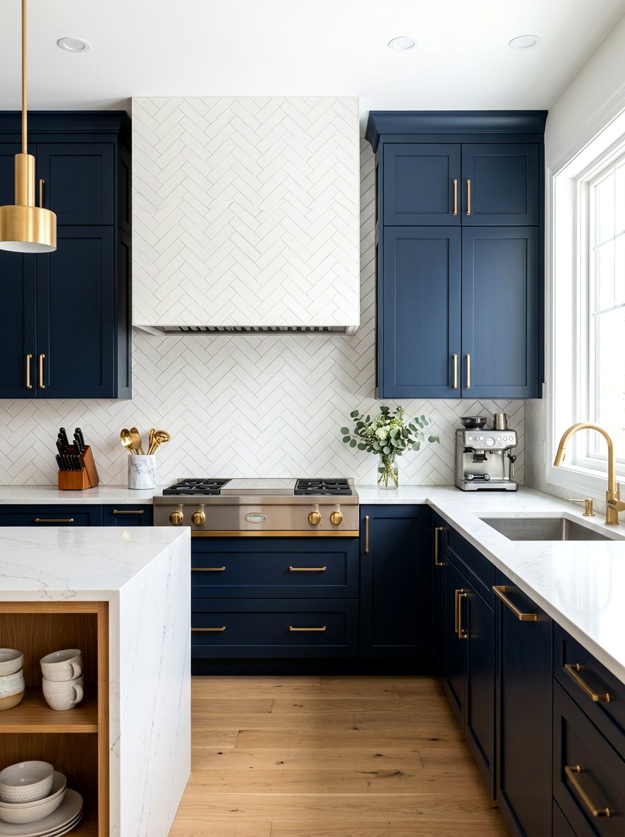Herringbone Pattern Subway Tile Kitchen - 30 subway tile kitchen ideas