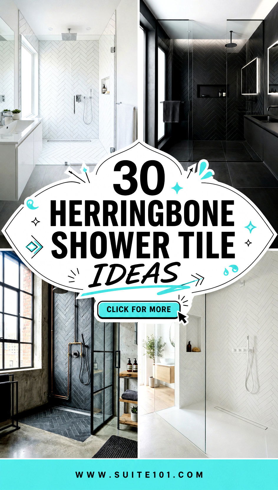 Herringbone Shower Tile Ideas 30 Patterns for Any Bathroom - Herringbone Shower Tile Ideas: 30 Patterns for Any Bathroom