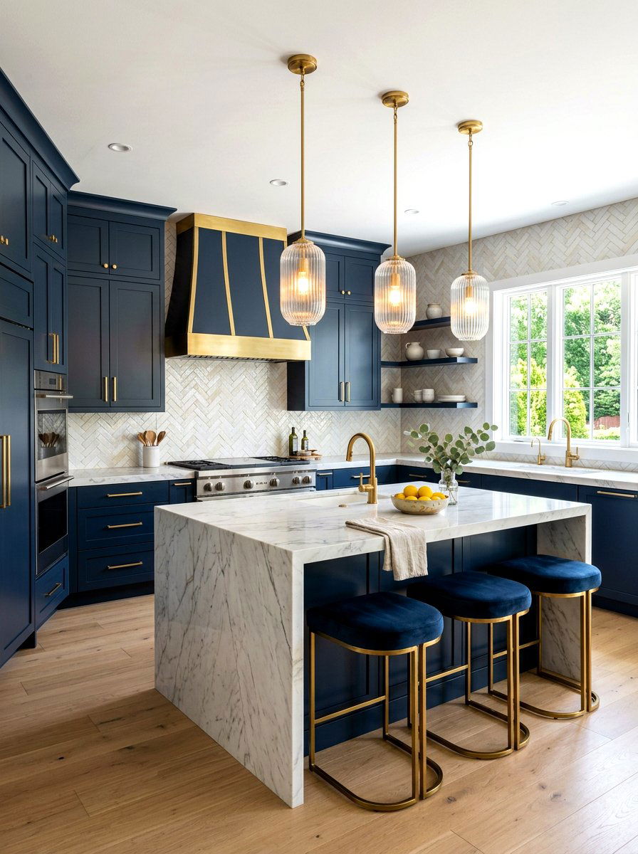 Herringbone zellige backsplash - 30 zellige tile backsplash ideas