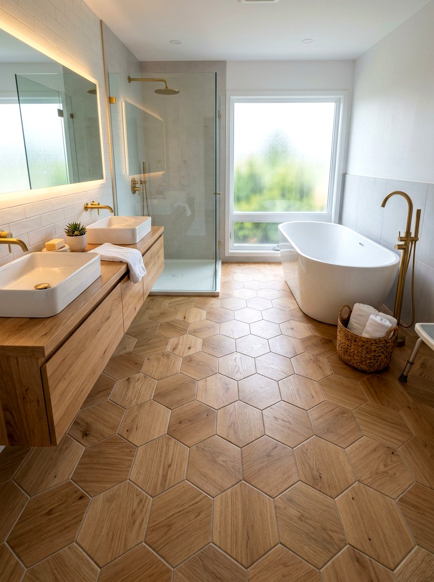 Hexagon Wood Parquet - 30 parquet floor ideas
