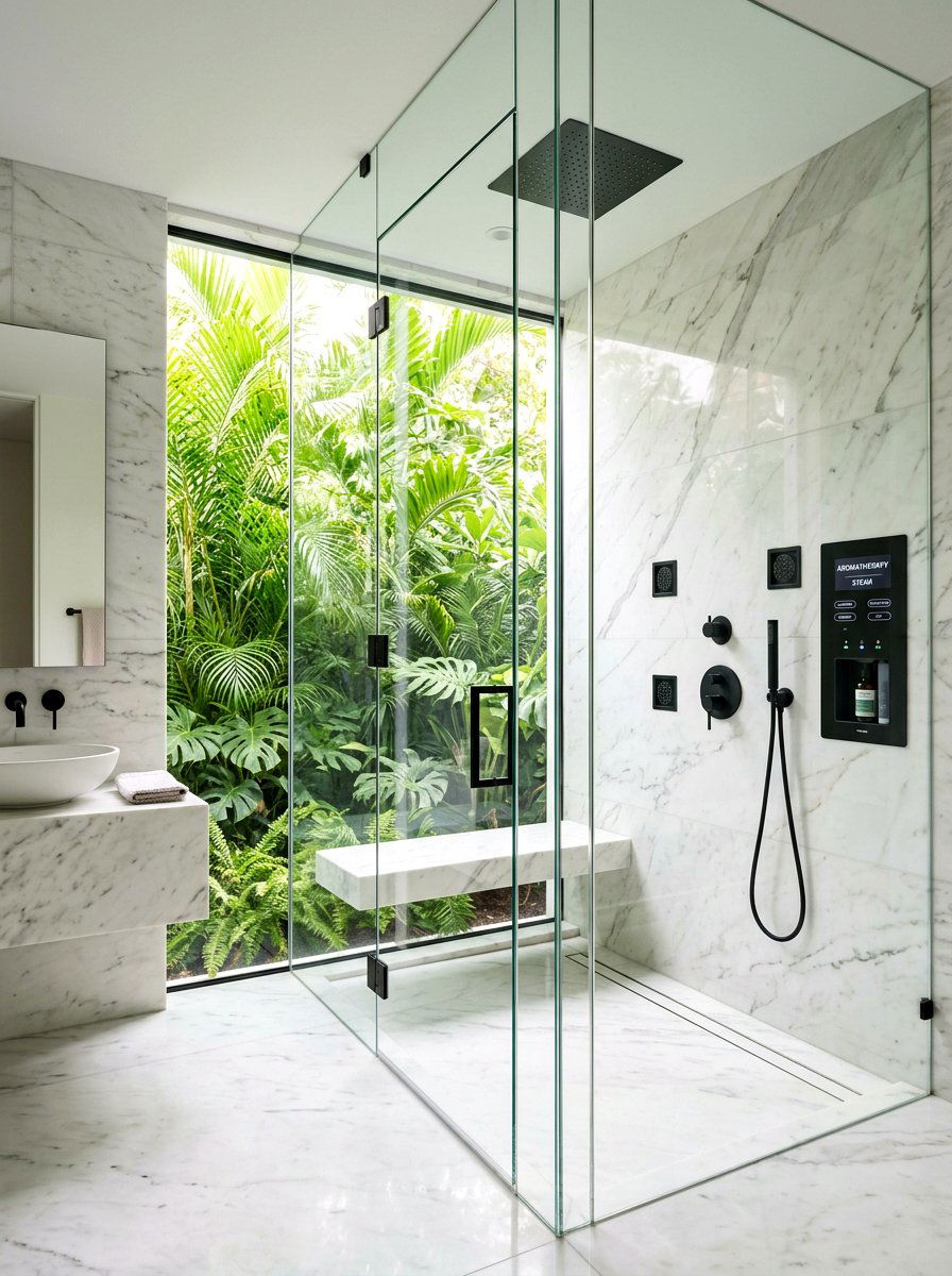 Hidden Aromatherapy Shower - 30 invisible wellness bathroom ideas
