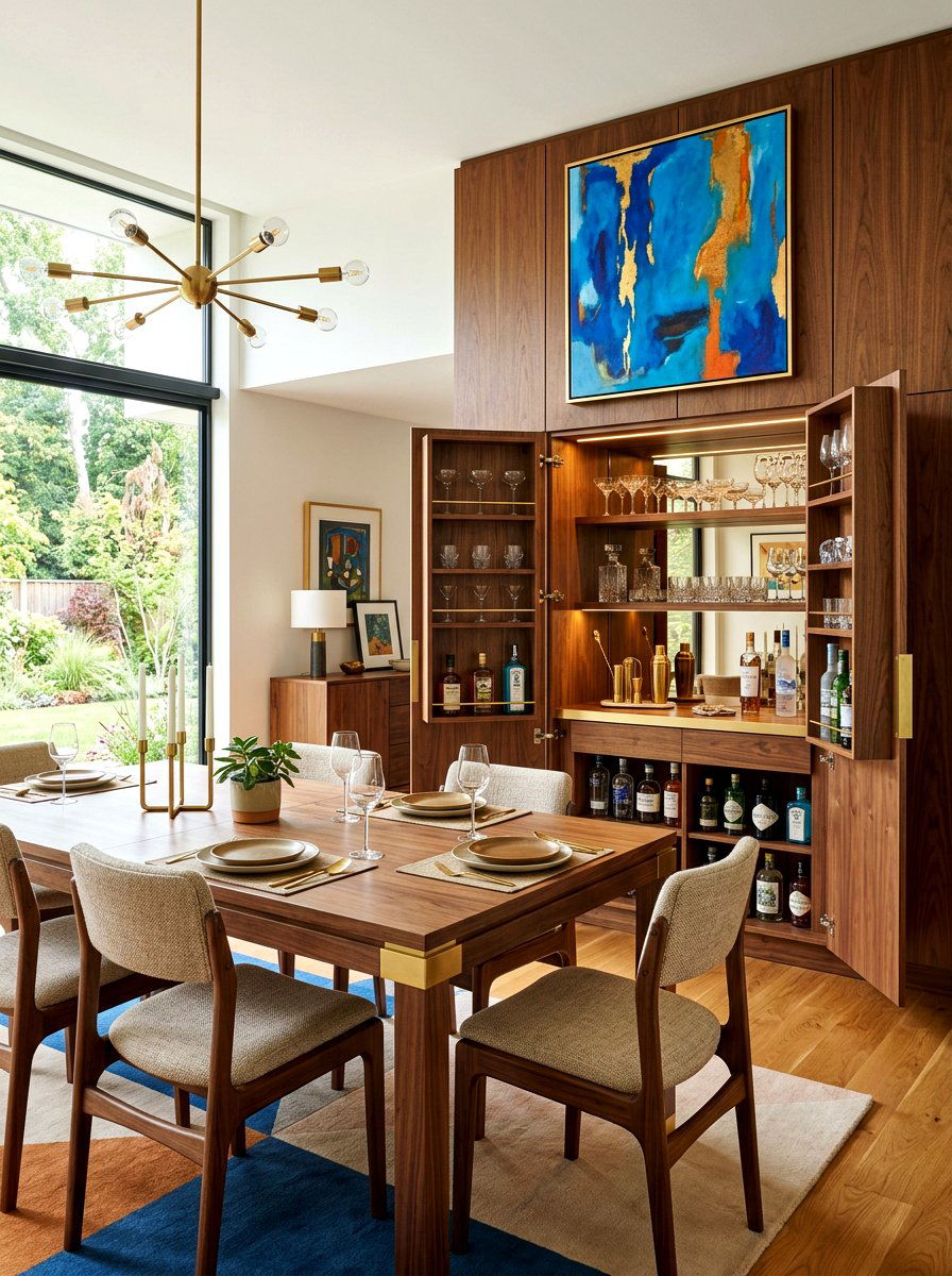 Hidden Bar Cabinet - 30 hidden storage furniture ideas