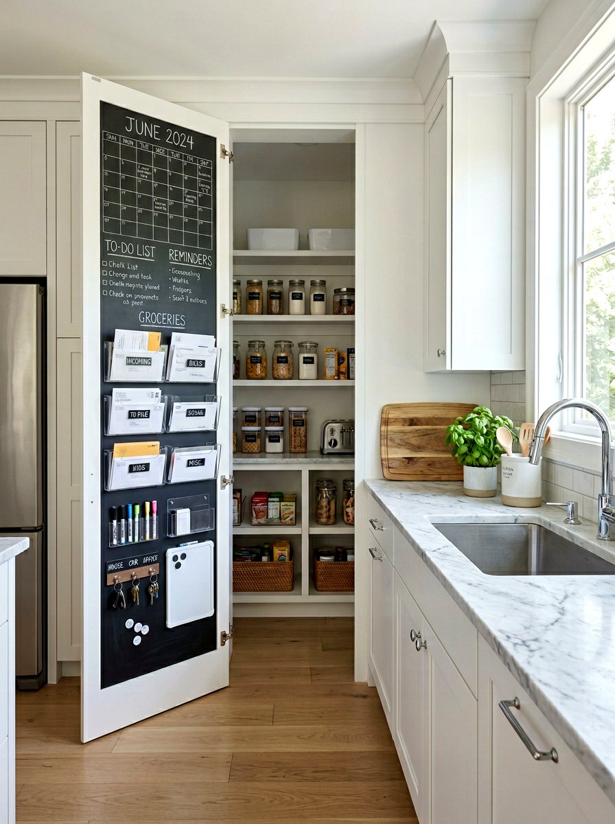Hidden Cabinet Hub - 30 command center ideas