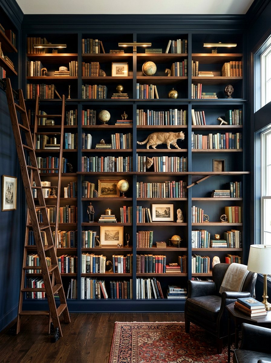 Hidden Cat Wall Shelves - 30 cat climbing wall aesthetic ideas