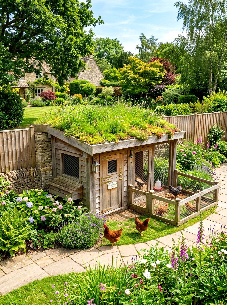 Hidden Chicken Coop - 30 chicken coop ideas