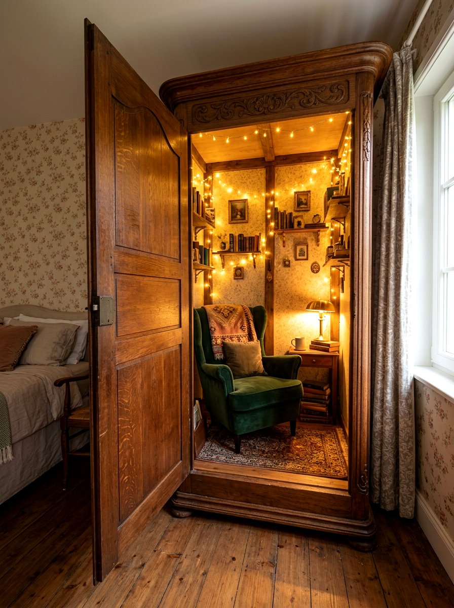 Hidden Closet Room - 30 kids reading den ideas