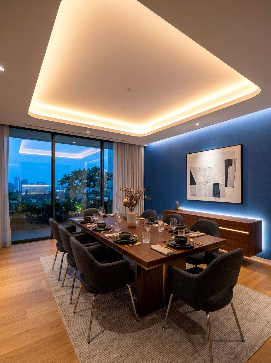 Hidden Dining Room Lighting - 30 quiet luxury dining room ideas