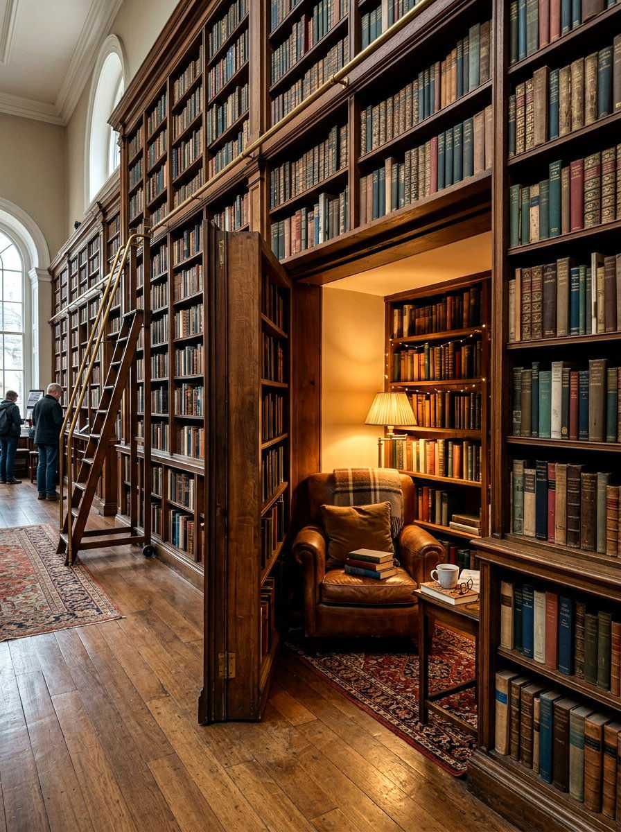 Hidden Door Reading Nook - 30 reading nook ideas